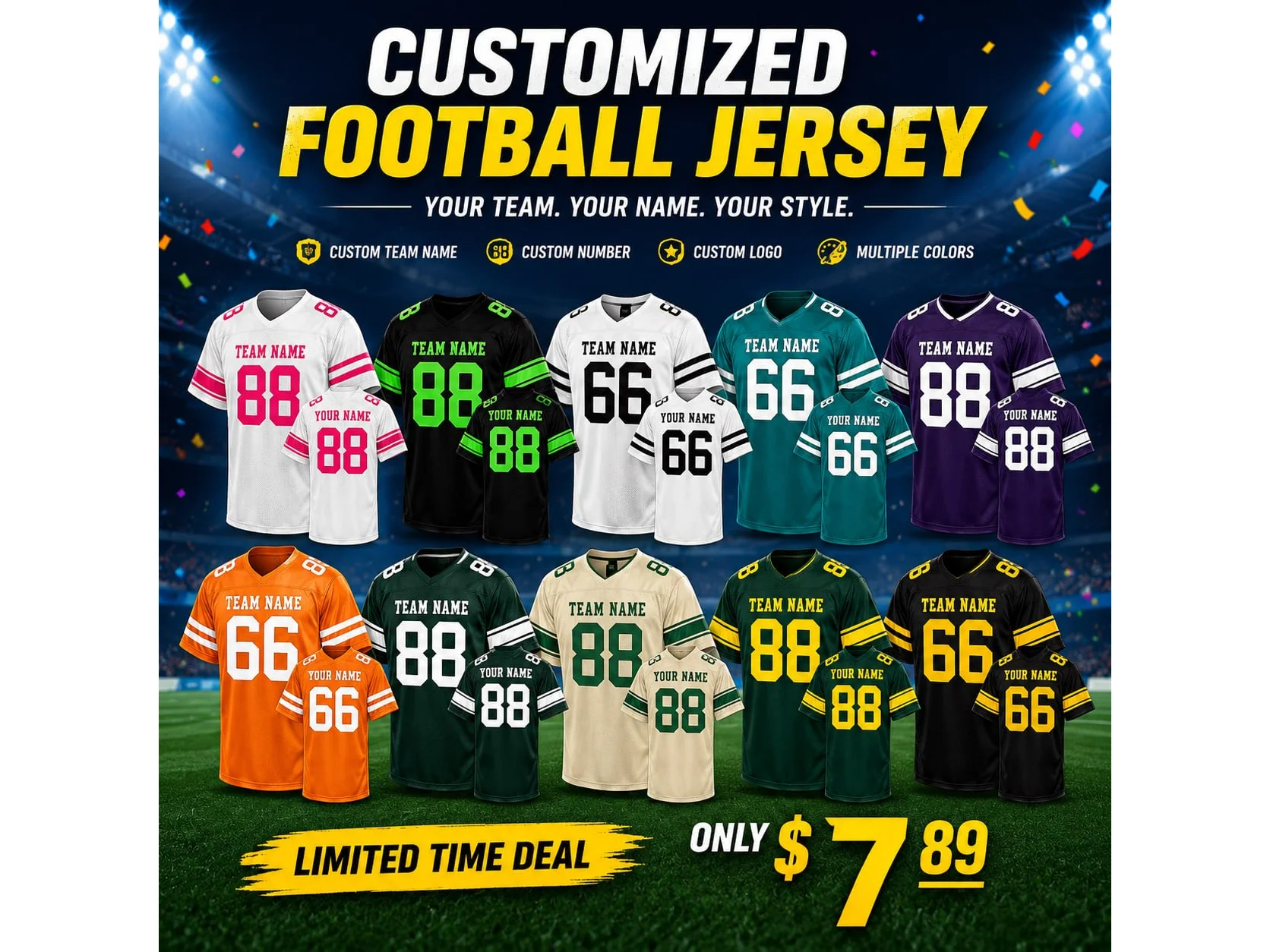 Customized Football Jersey