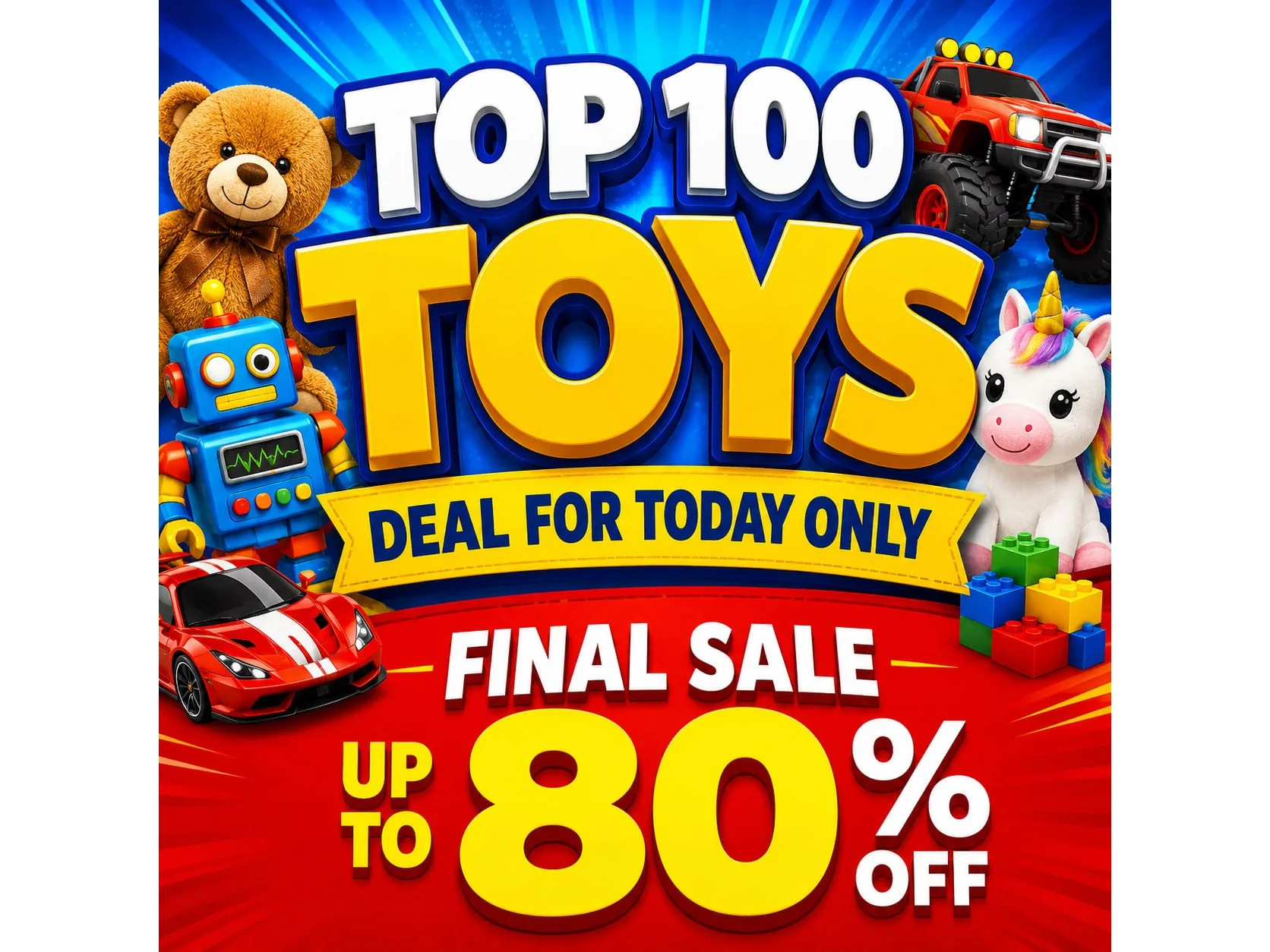 Top 100 Toys Deal are Here
