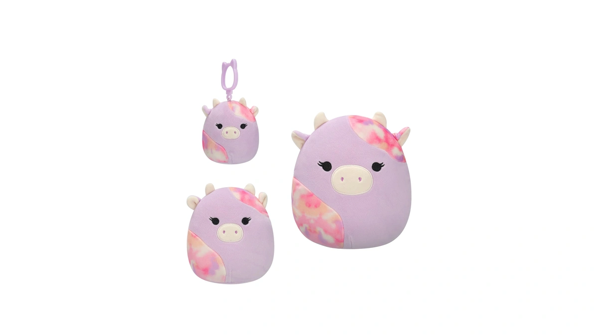 Squishmallows Original Suri Sunset Cow 3-pack (3.5in, 5in, 8in) –