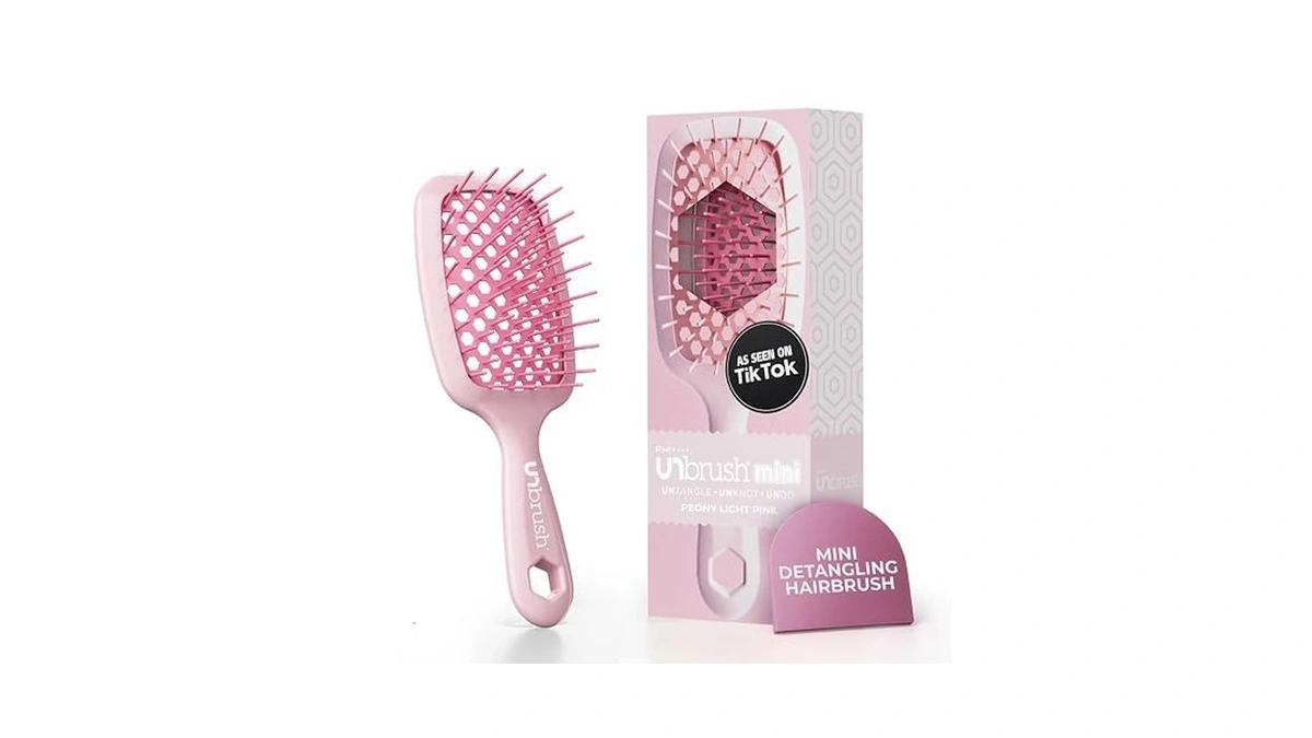 Fhi Heat Unbrush Mini Detangler Brush For Pain-free Brushing On