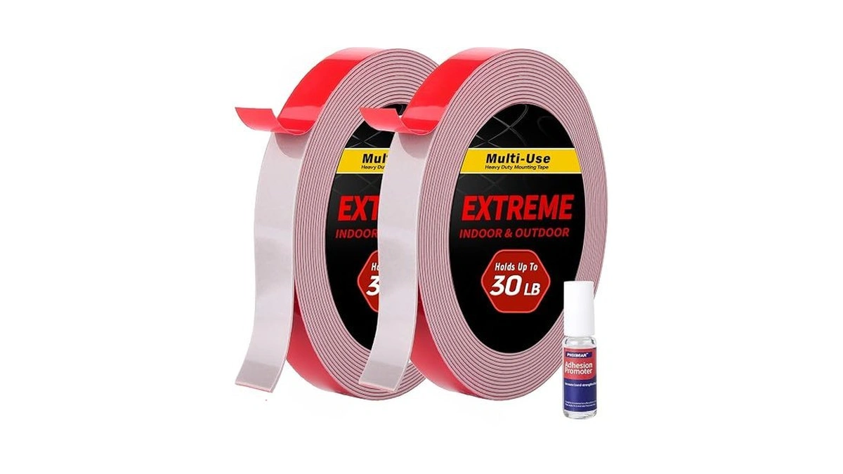 Phixbear Super Strong Adhesion, Heavy Duty Double Sided Tape, Waterproof