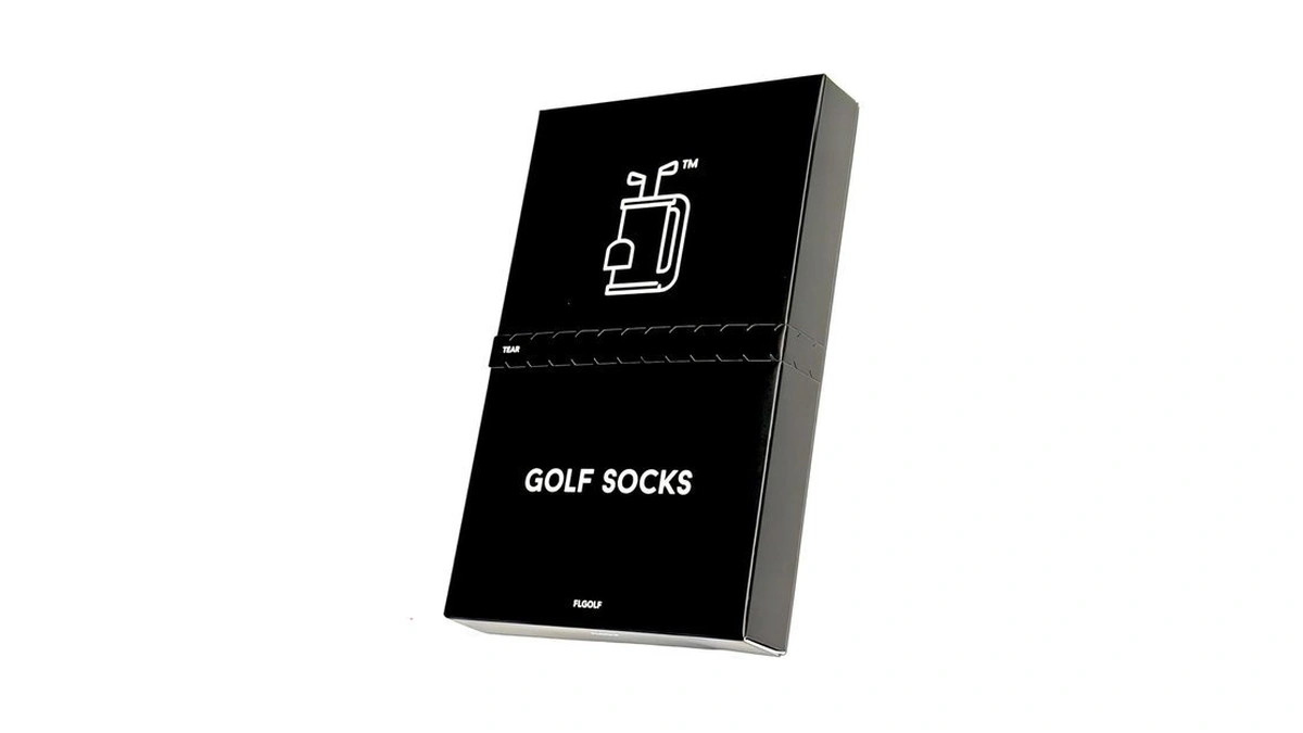 Flgolf Golf Socks Black - Quarter Length, Extra Cushioned, Premium