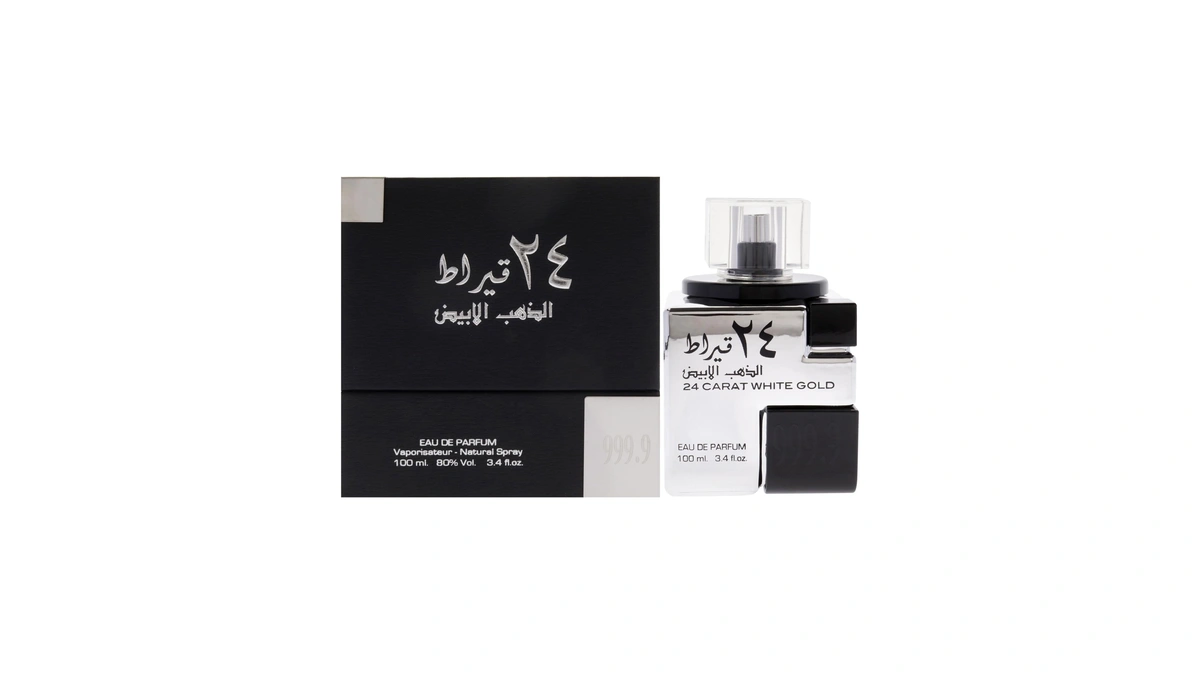 Lattafa 24 Carat White Gold – Fresh, Spicy, Woody –
