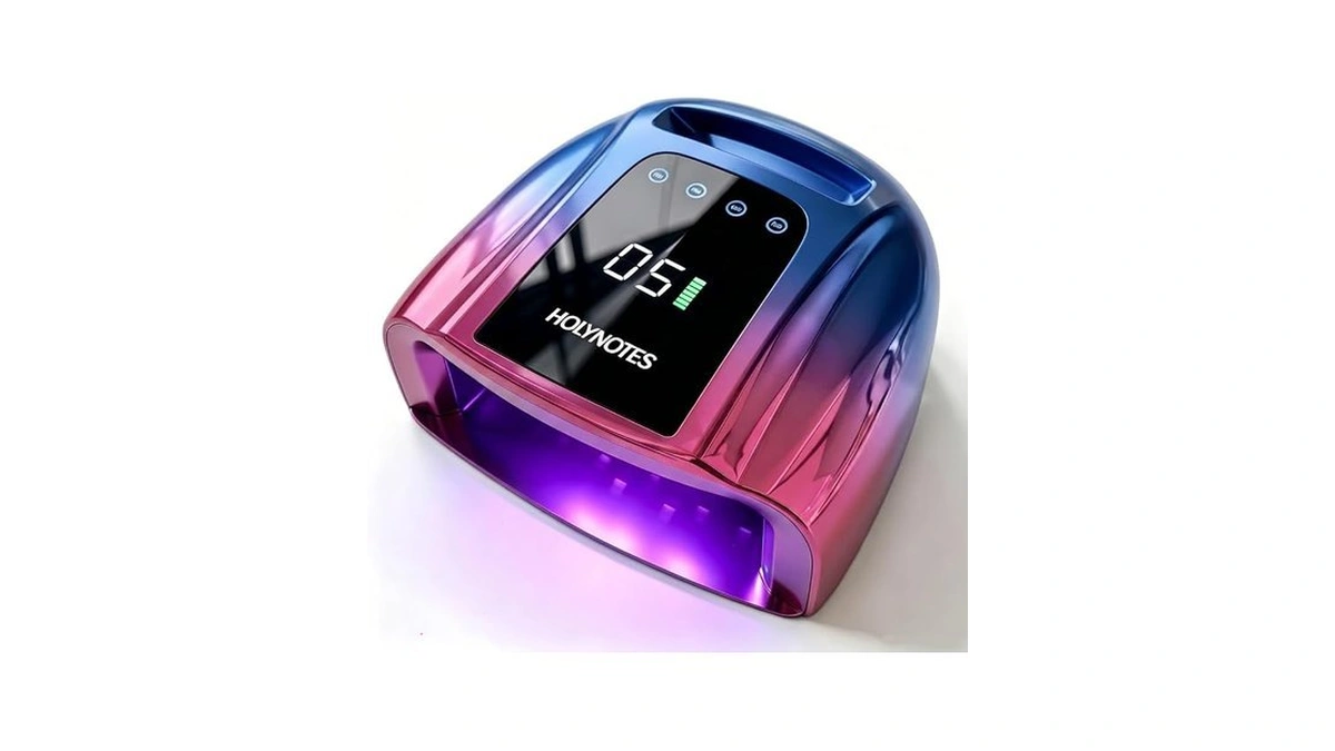 Uv Nail Lamp, 96w Cordless Professional Rechargeable Uv Led Portable