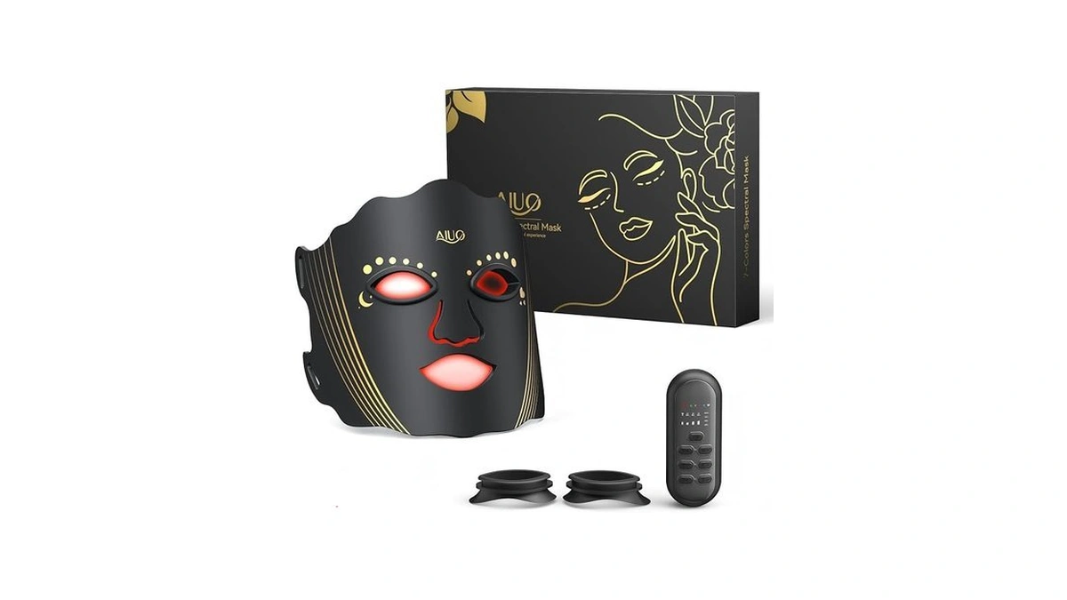 Aiuo Red Light Therapy For Face, Led Face Mask Light