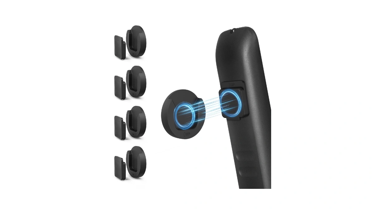 Yyilis Magnetic Remote Control Holder Wall Mount, 4 Pack Tv
