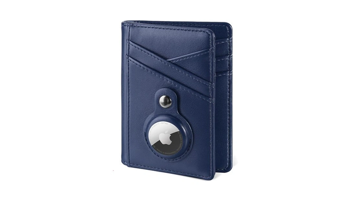 Miroddi Men's Card Wallet For Airtag, Front Pocket Wallet With