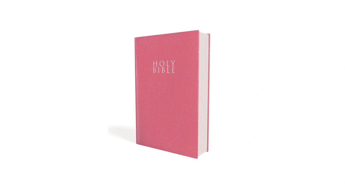 Niv, Gift And Award Bible, Leather-look, Pink, Red Letter, Comfort