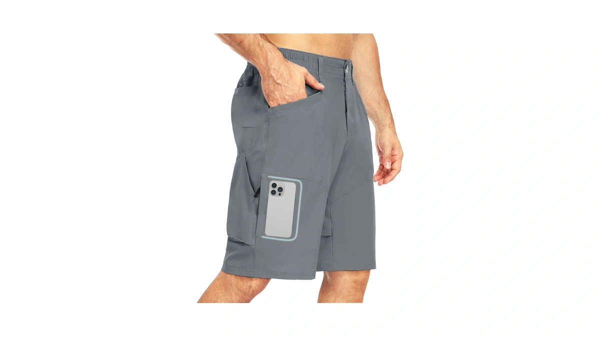 Little Donkey Andy Men's Hiking Cargo Shorts Quick Dry Waterproof