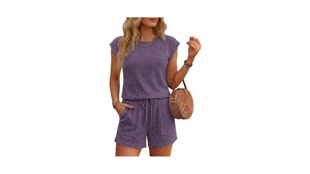 Amazon code: Ekouaer Rompers For Women Summer Casual