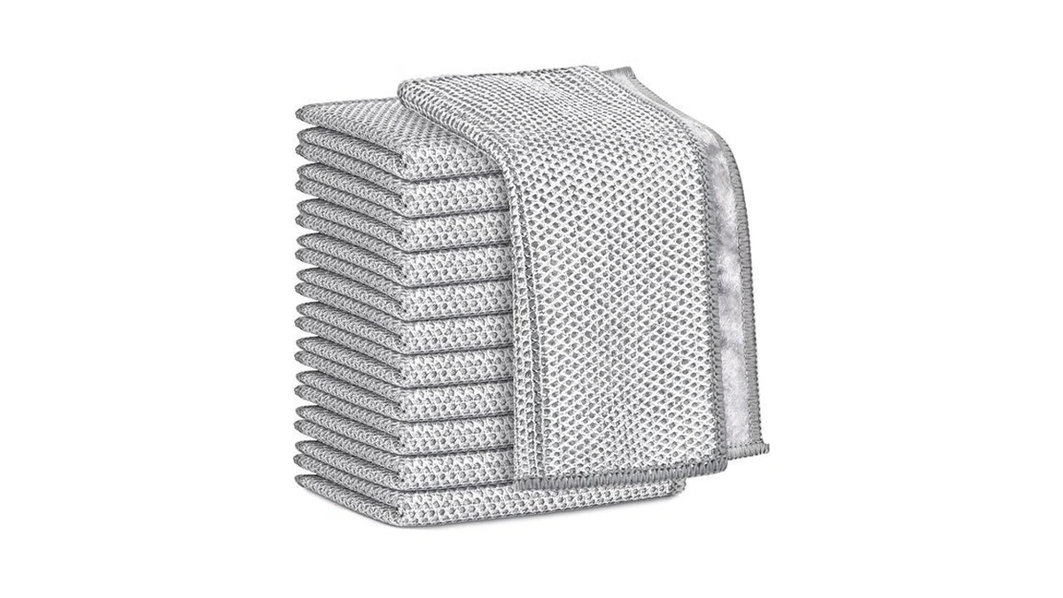 Aidea Non Scratch Wire Dishcloth 12pk, Wire Dishwashing Rag For