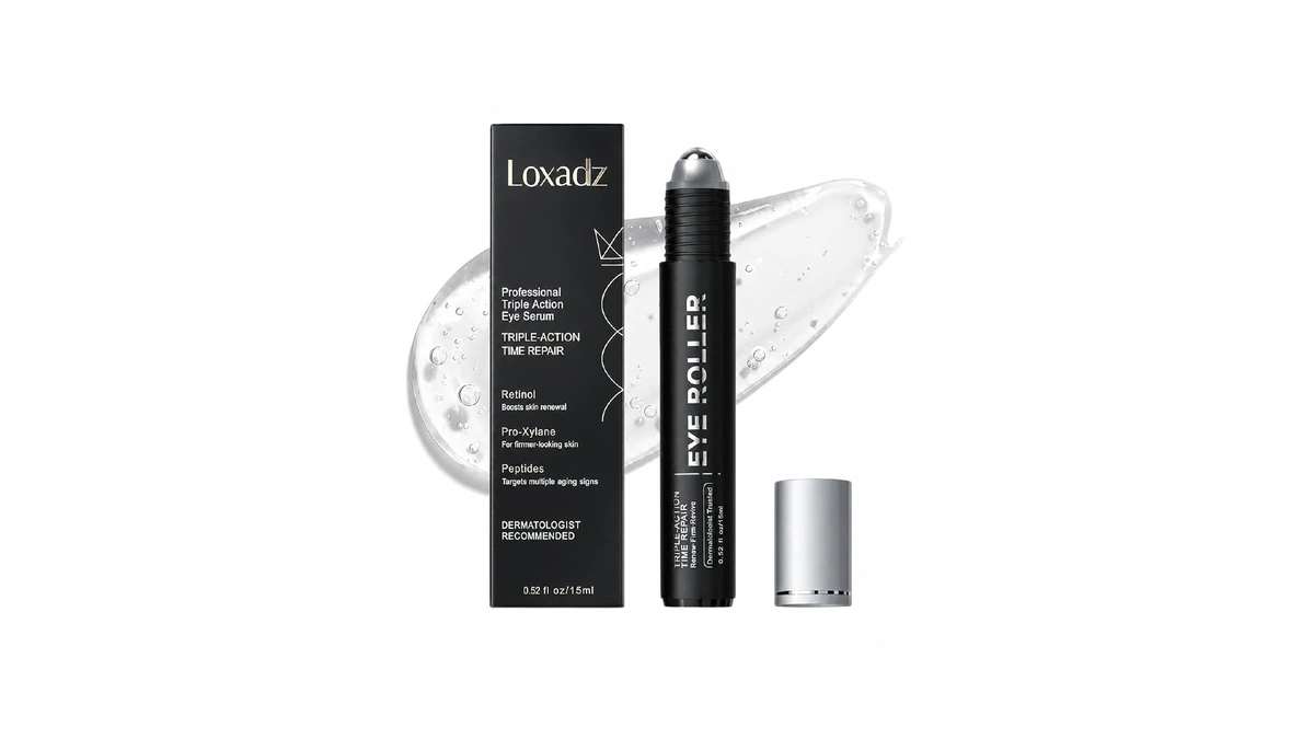 Under Eye Brightener Roller - Caffeine & Retinol Eye Serum