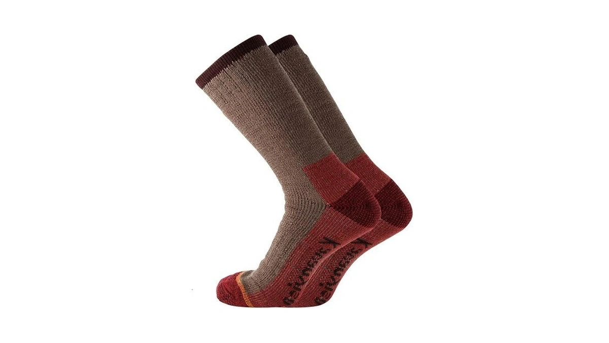 Kavanyiso Men's Merino Wool Hiking Socks Breathable Athletic Crew Thicken(1pairs