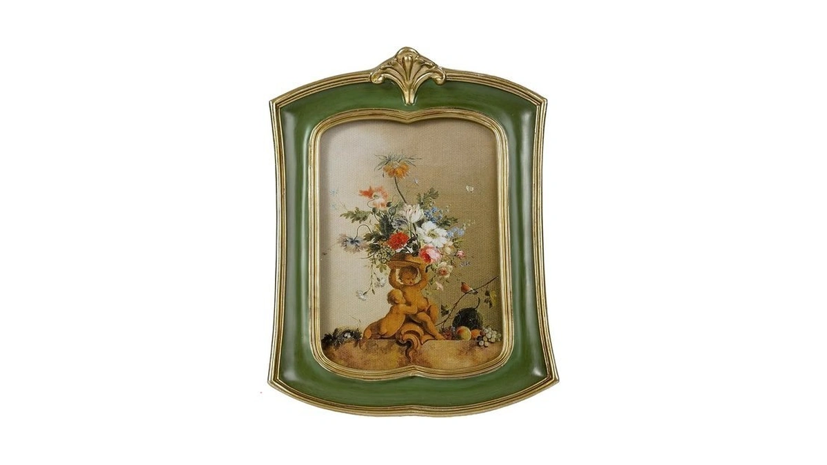 Kangce Vintage Picture Frame 4x6 Antique Ornate Photo Frame Tabletop