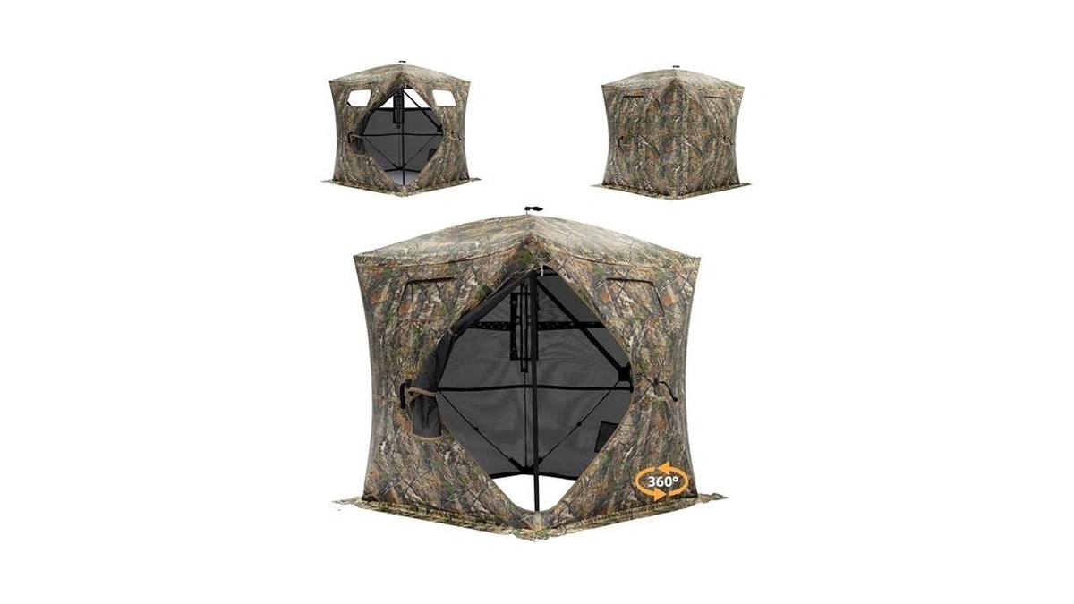 Jomailieel 360 See Through Ground Blinds For Deer And Turkey,