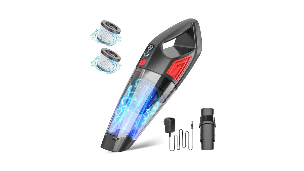 Atonep Handheld Vacuum Cordless, 9000pa Hand Held Car Vacuum Cleaner