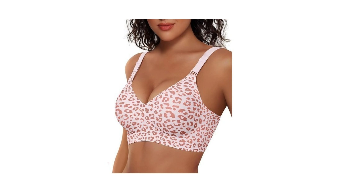 Vertvie Womens Wireless Jelly Bras No Underwire Push Up Seamless