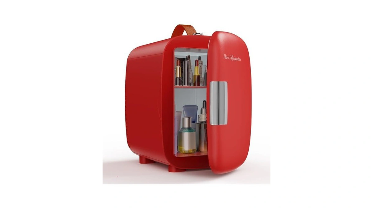 Newbulig Mini Fridge For Bedroom, Office & Car, Portable 4l/4.23qt