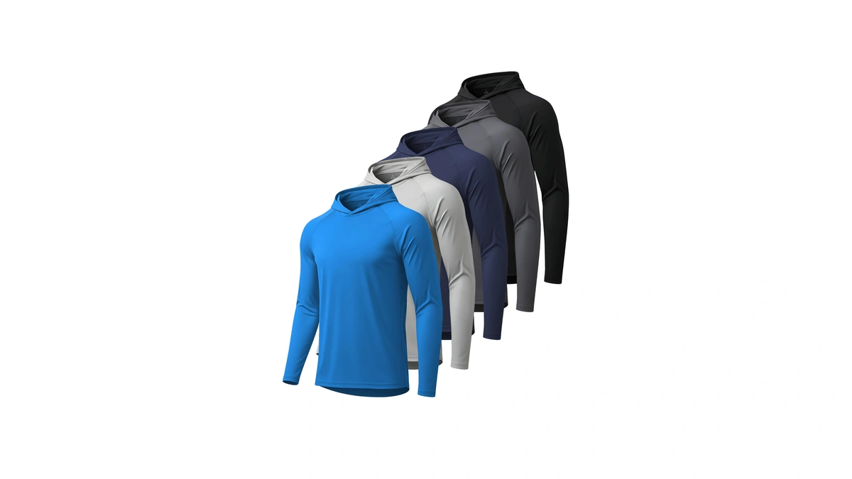 Rash Guard For Men Long Sleeve Uv Hoodie Sun Protection