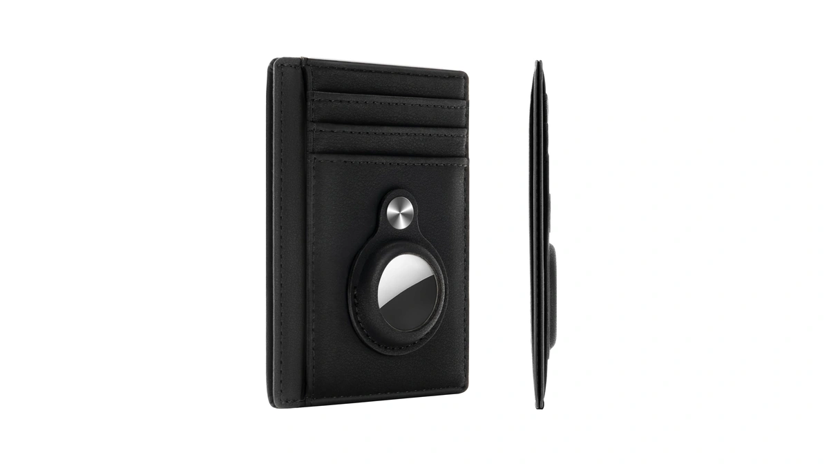 Hawanik Slim Minimalist Front Pocket Air Tag Wallet, Rfid Blocking