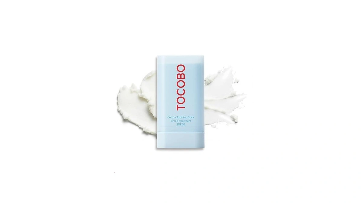 Tocobo Cotton Airy Sun Stick Spf 50 Broad Spectrum Korean