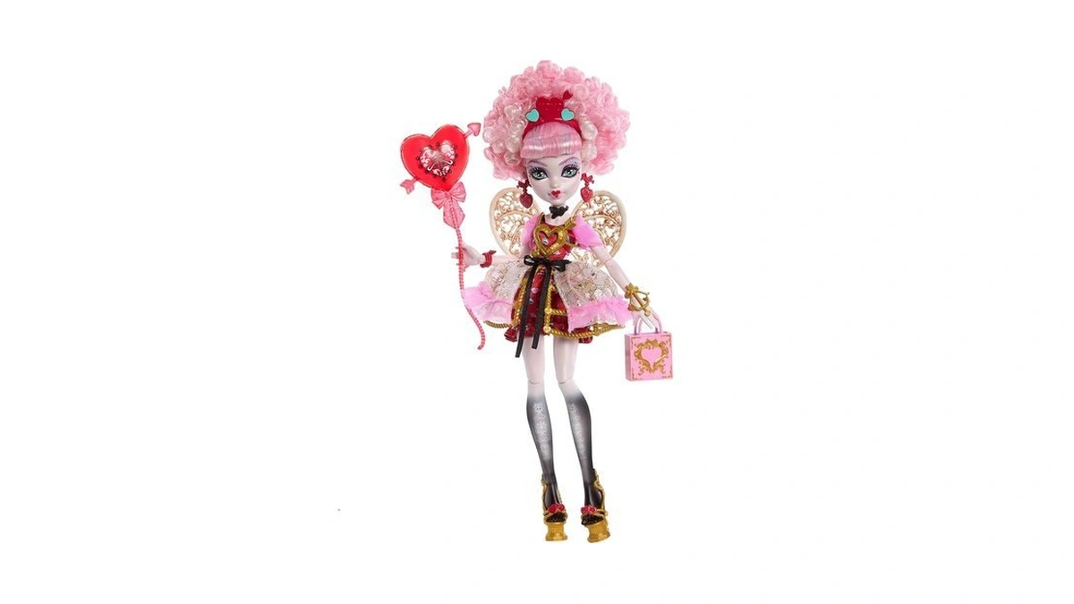 Monster High Scary Sweet Birthday Doll, Cupid Asteria In Pink