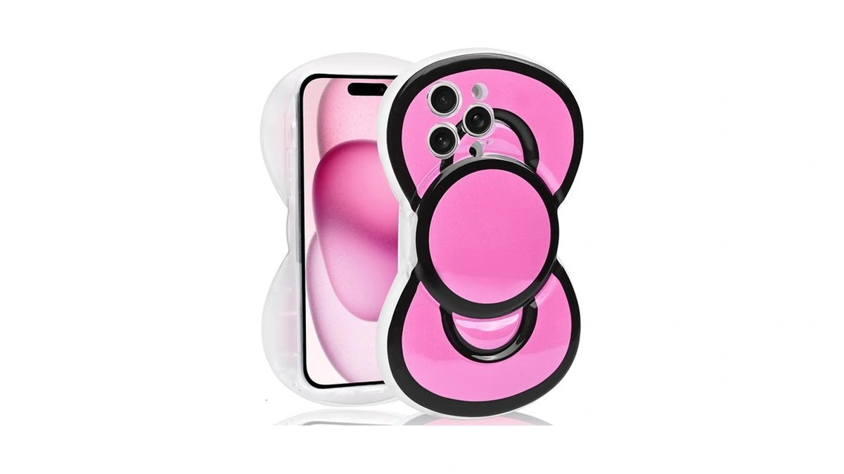 Aleviker Cute Cases For Iphone 13 Pro, 3d Bow Shaped