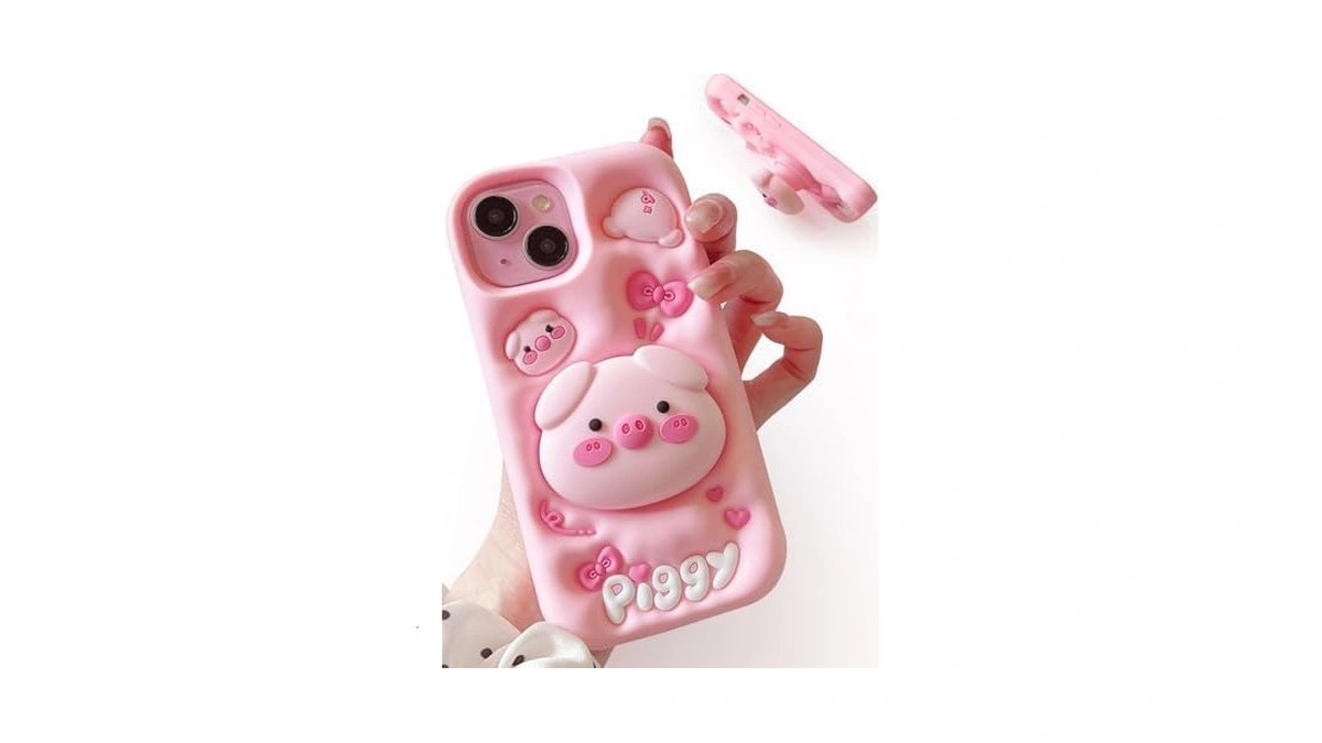 Dzdcase Designed For Iphone Case，luxury Kawaii 3d Pig Phone Case
