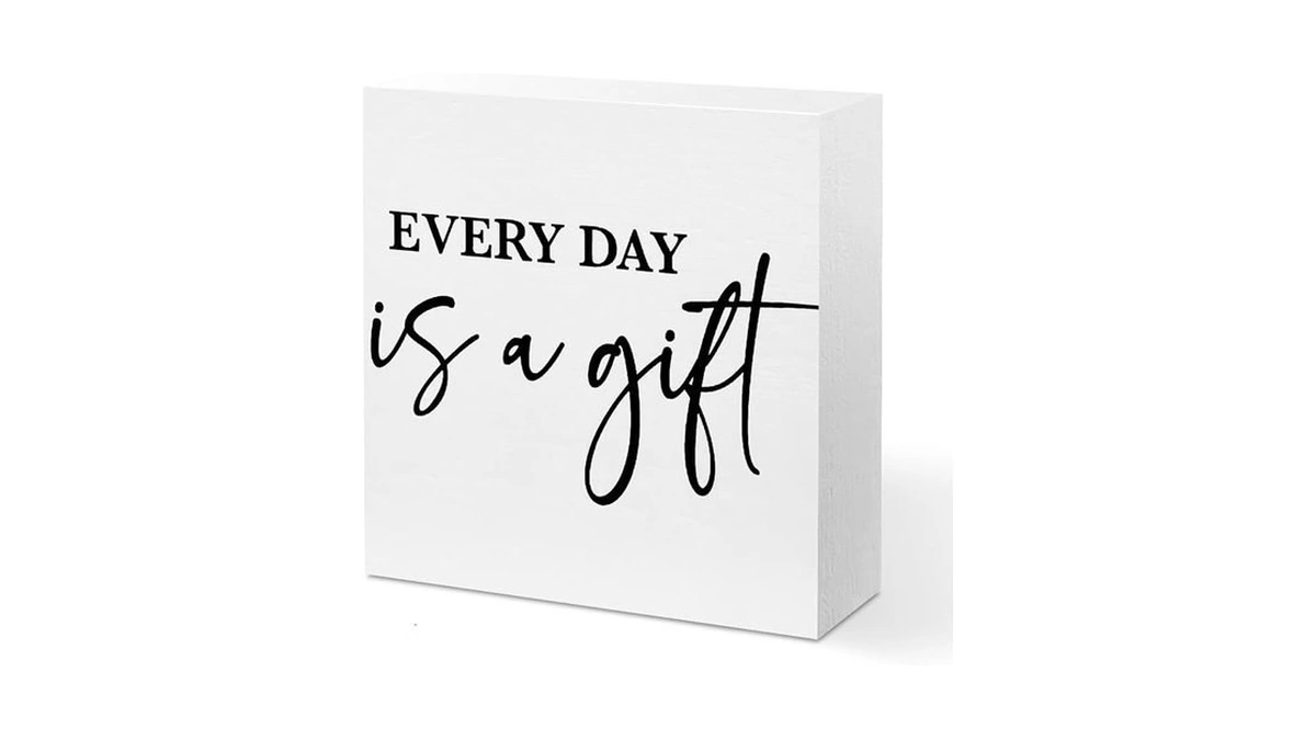 Inspirational Gifts For Women Men Friends, Everyday Is A Gift