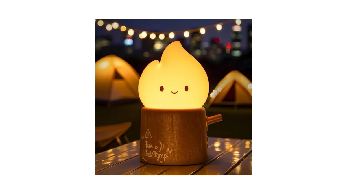 Wanidea Flameless Candles Lamp, Cute Night Light,torch Stump Light, Led