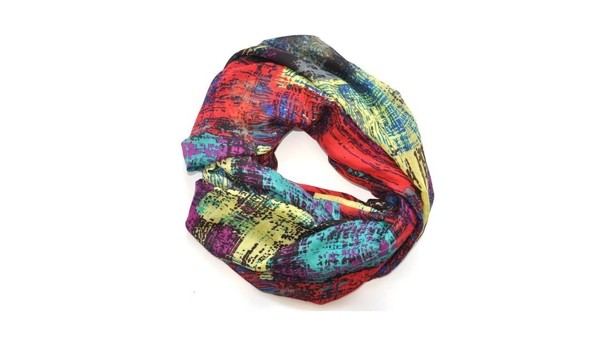 Gxihouslgc Mixed Colors Oil Paint Tie-dye Spring Fashion Versatile Lightweight