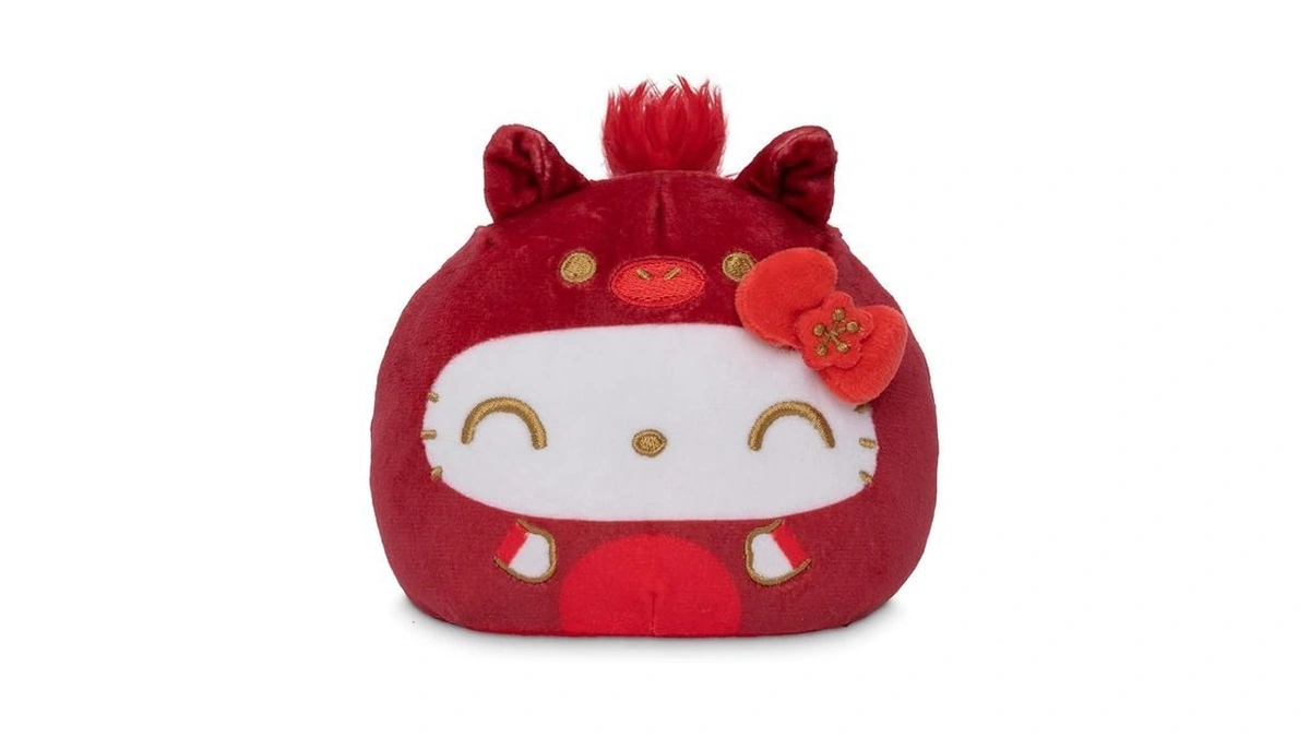 Teeturtle Reversible Sanrio Hello Kitty Plushie 4-inch Lunar New Year