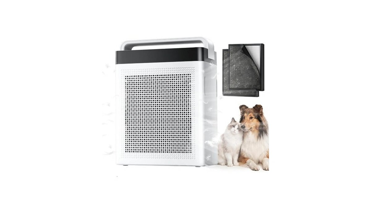 Cypcat Pet Air Purifier For Home, Dual Intake & Washable