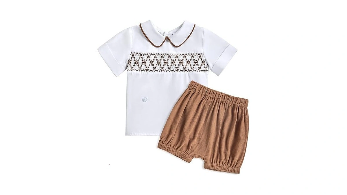 Booulfi Suits For Boys T-shirt And Short Set Baby Boy