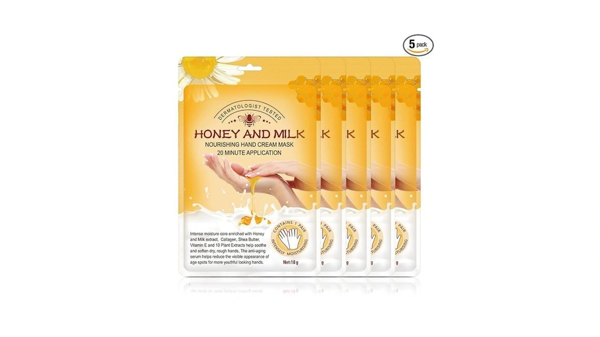 Hand Peeling Mask 5 Pack, Hand Masks Moisturizing Gloves, Repairing