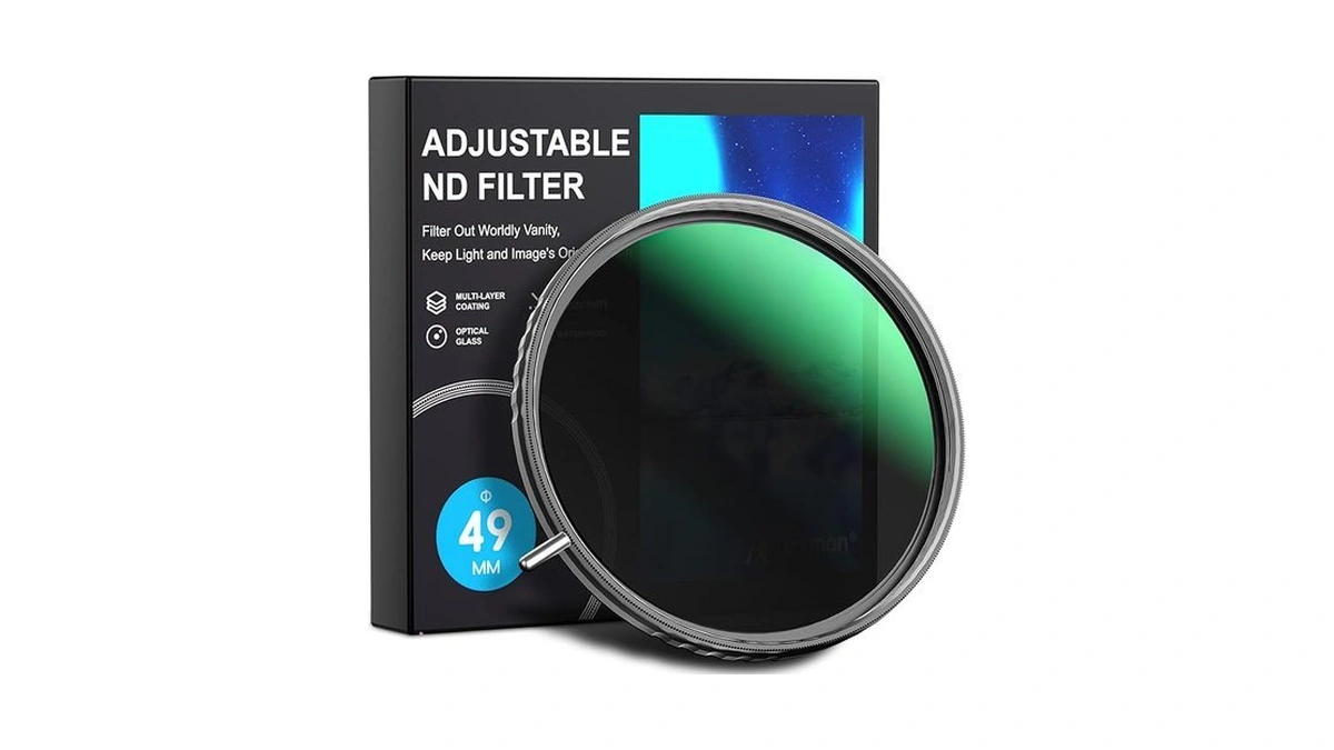 Artman 49mm Putter Variable Nd Lens Filter, Nd2–nd400 Nd Filters