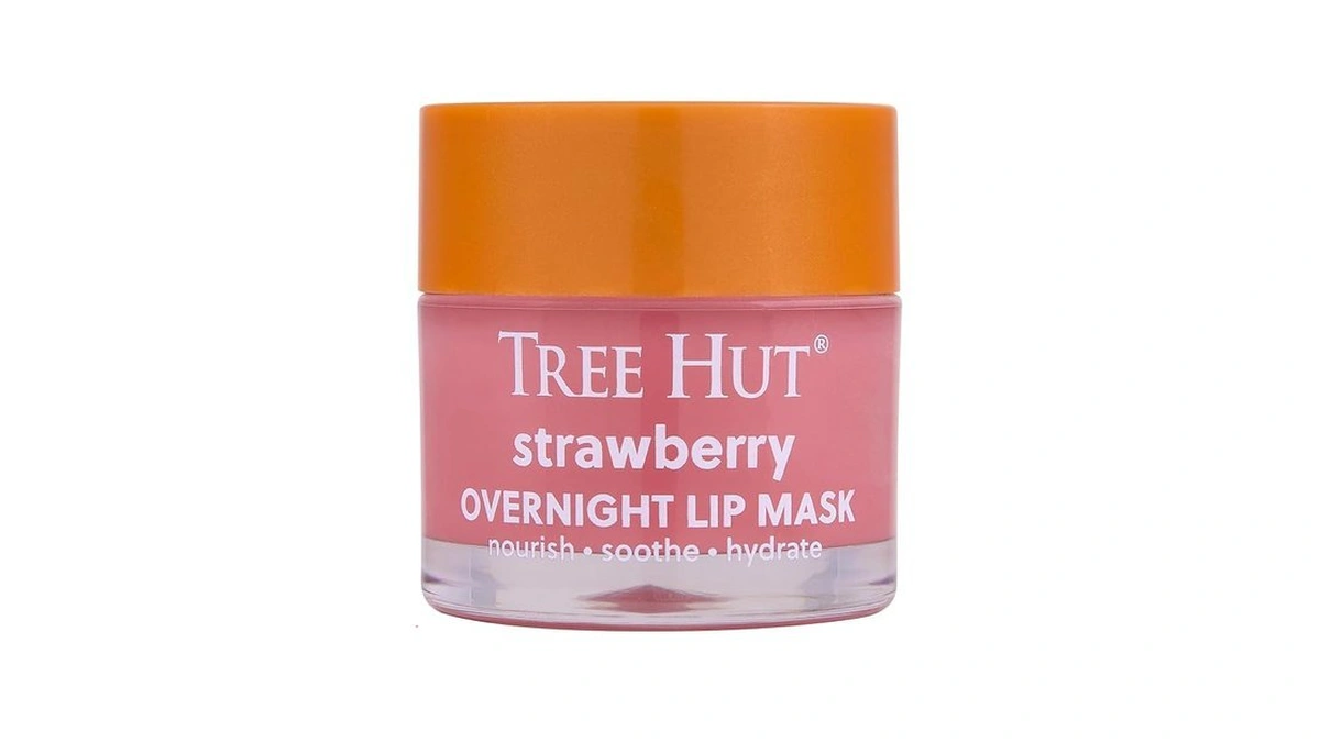 Tree Hut Strawberry Overnight Lip Mask, Hydrating & Moisturizing Lip