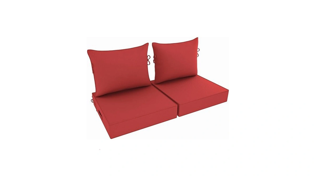 Pzdjumo Outdoor Chair Cushion, 24 X 24 Inch Waterproof Deep
