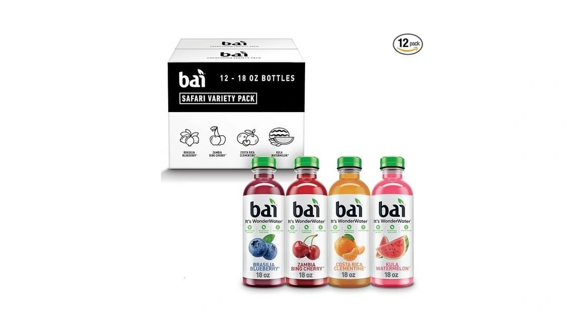 Bai Flavors Variety Pack, Antioxidant Infused Water Beverage, With Vitamin