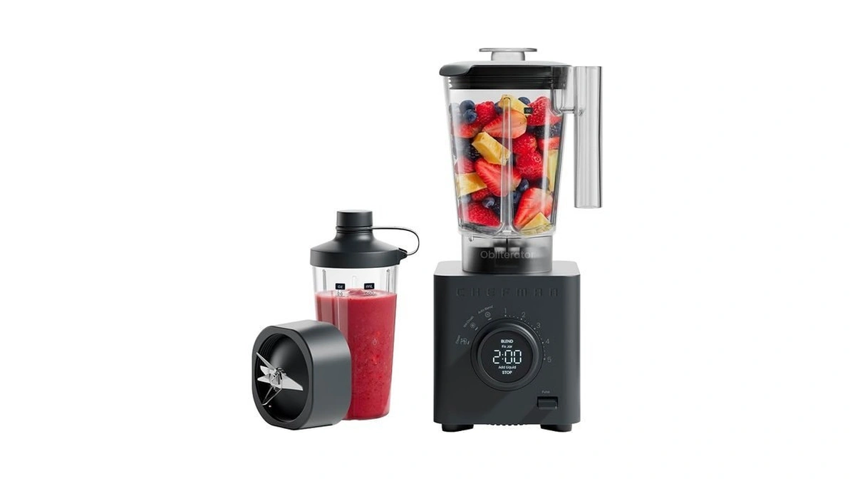 Chefman Obliterator 48 Oz Countertop Blender For Smoothies, 1380w Motor