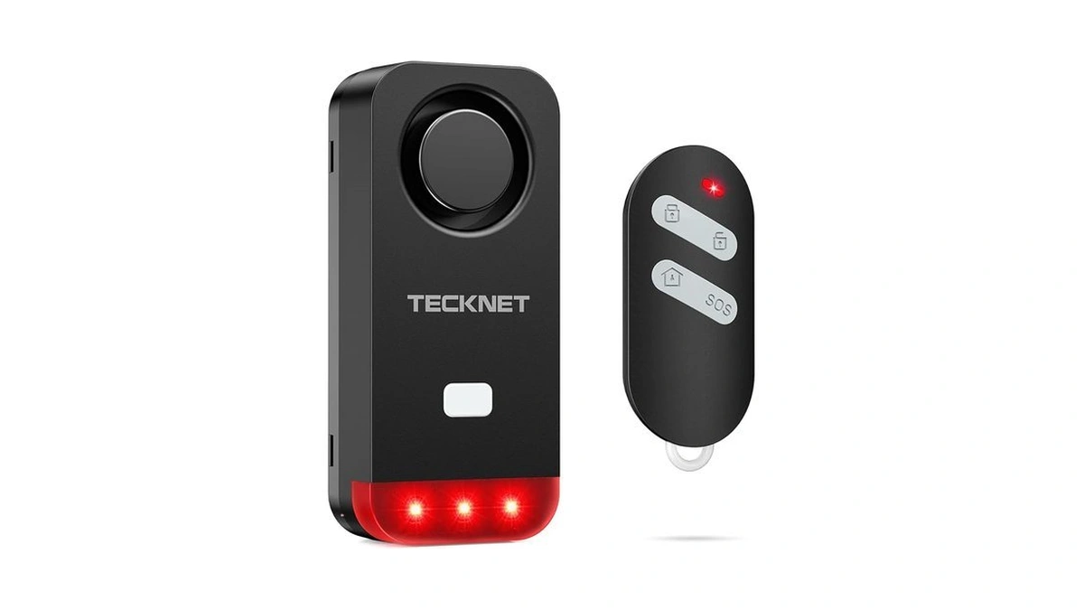 Tecknet Bike Alarms For Ebikes With Remote Control, Motorcycle Alarm,
