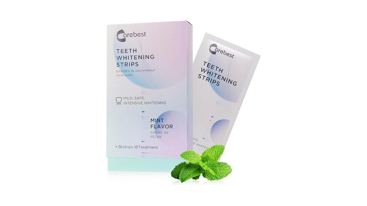 Carebest Teeth Whitening Strips For Teeth Sensitive - Professional Whitening