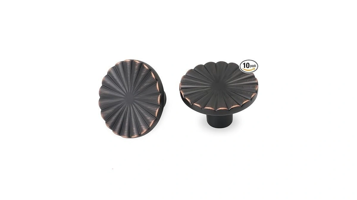 Bukobyhe 10 Pack Kitchen Cabinet Handles Oil Rubbed Bronze Cabinet
