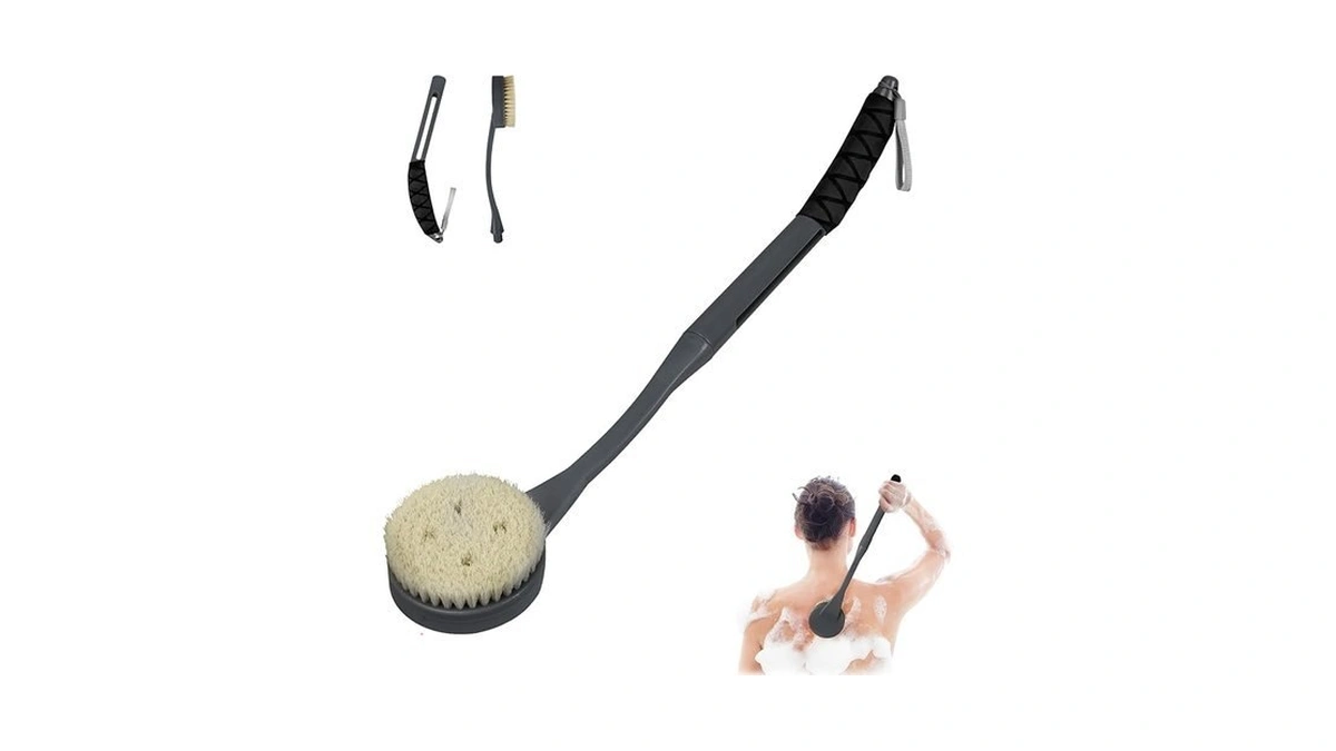 Back Brush Long Handle For Shower, 20.5β Bath Brush, Back