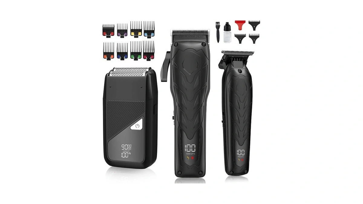 Qreeyx Hair Clippers For Men Professional, 7500rpm Beard Trimmer, Ipx6