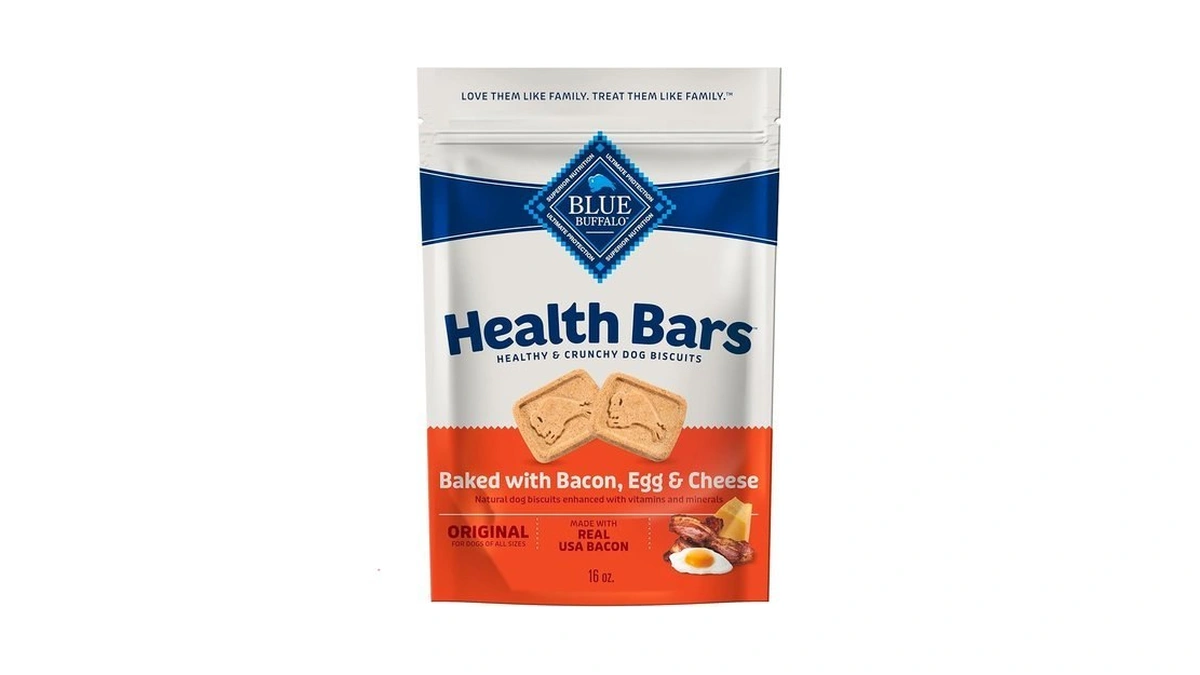 Blue Buffalo Health Bars Bacon, Egg & Cheese Crunchy Dog