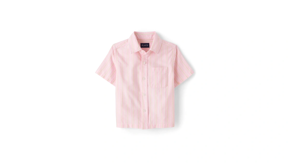 The Children Placeboysshort Sleeve Button Dow...