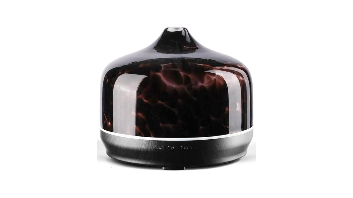 Porseme 500ml Glass Essential Oil Diffuser Aromatherapy Ultrasonic Cool Mist