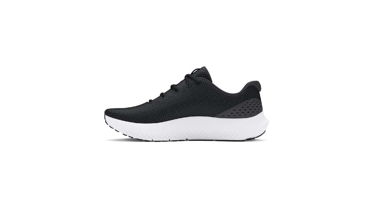 Under Armour Women's Charged Surge 4, (001) Black/anthracite/white, 6, Us