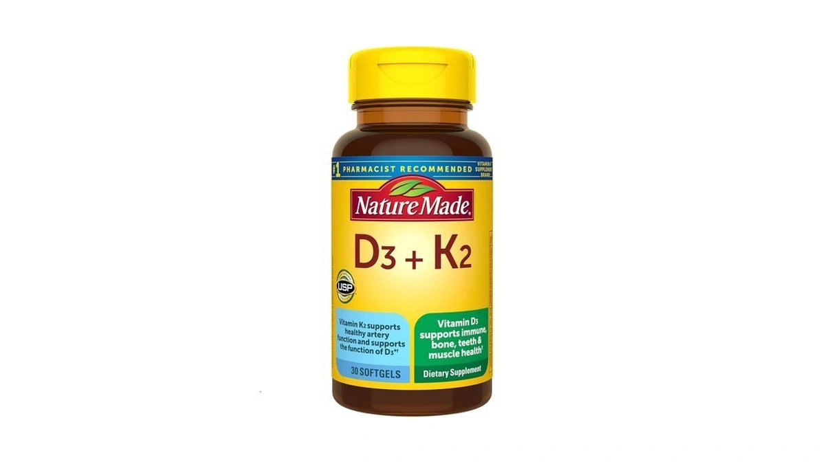 Nature Made Vitamin D3 K2 Supplement, 5000 Iu (125 Mcg)